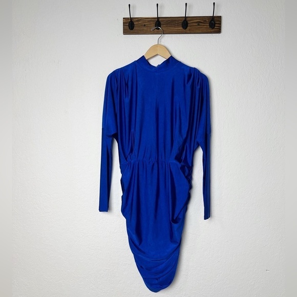 AX Armani Exchange Electric Blue High Neck Dress - Picture 2 of 9